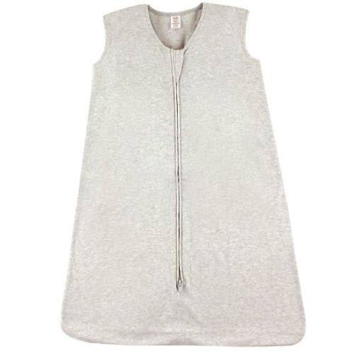 Touched By Nature Baby Organic Cotton Sleeveless Wearable Sleeping Bag, Sack, Blanket, Solid Heather Gray, 18-24 Months