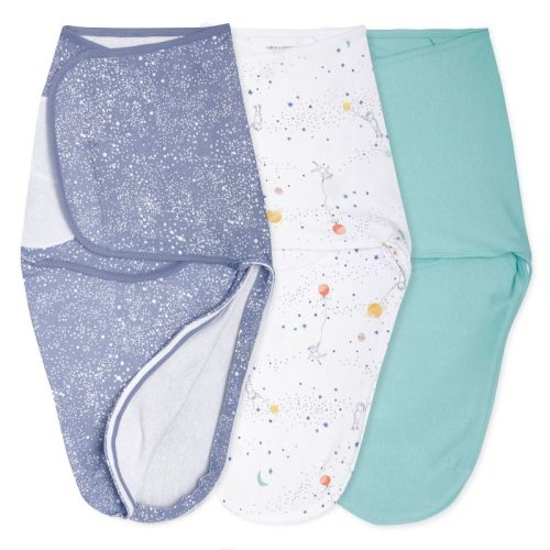 Aden + Anais Essentials Easy Swaddle Wrap - Rising Star Boy - 0-3 Months - 3pk