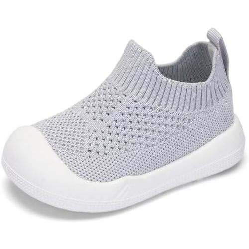 Engtoy Baby Shoes & Socks - Non-Slip Breathable Slippers with Soft Rubber Sole - Baby Boys & Girls Slip On Sneakers