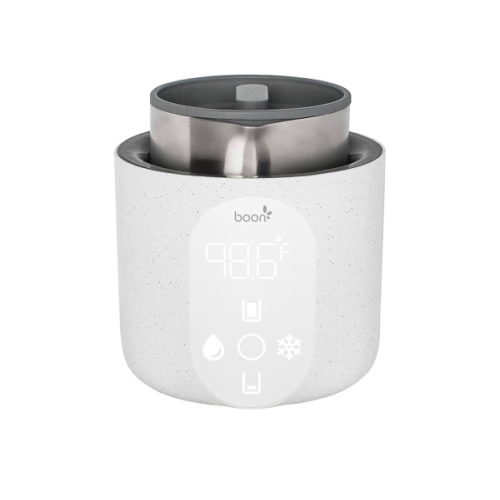 Boon Tempro Direct Heat Breastmilk Warmer - Retains Nutrients in Baby Formula and Breastmilk - Quick Liquid Warmer with Real Time Temp Reading - Breastfeeding Essentials