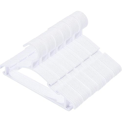 60 Pack White Baby Nursery Closet Hangers,Non-Slip Laundry Infant Pant Hanger for Newborn Clothes Gift,Ultra-Thin Child Coat Hanger for Girl Boy Toddler Kid
