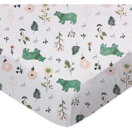 SheetWorld Fitted Pack N Play Playard Sheet Compatible with Maxi COSI Swift Play Yard 31 x 39 inches, 100% Cotton Jersey, Hypoallergenic, Butter Soft, Woodland Bears, Made in USA