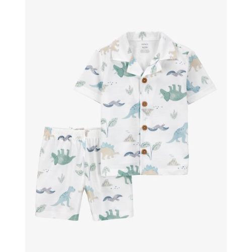 Toddler Boy 2-Piece Dinosaur Coat-Style Loose Fit Pajamas - Carter's | Carter's