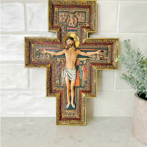 San Damiano Crucifix - Necklace | Catholic Jewelry | House of Joppa
