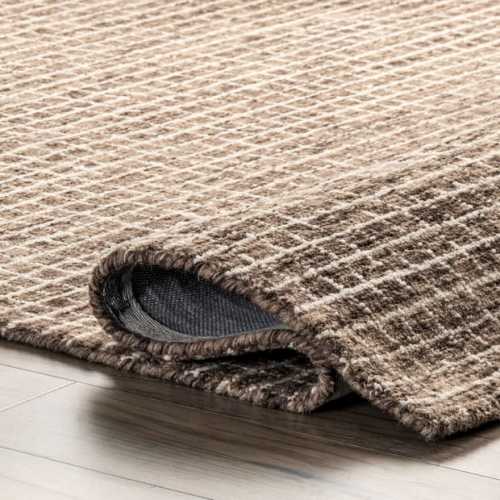 Arvin Olano x Rugs USA Melrose Checked Brown Rug