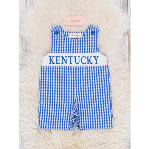 Kentucky Smocked Gingham Johnny