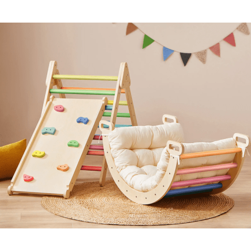 Tiny Land® 7-in-1 Climbing Set with Play Pad