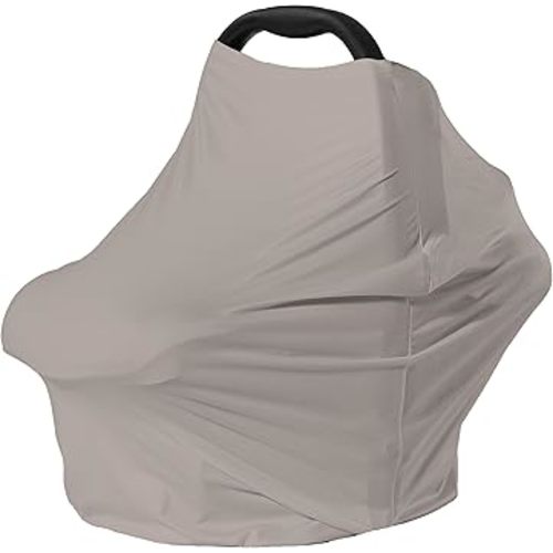 Nursing Cover for Car Seat Cover Baby - Multi-use Breastfeeding Cover Carseat Canopy Cover (wheat)