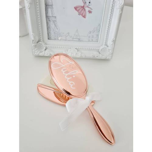 ROSE GOLD Brush & Comb Set (Can be personalised)
