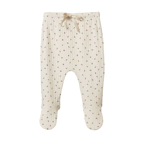 Pointelle Footed Rompers 3-6M