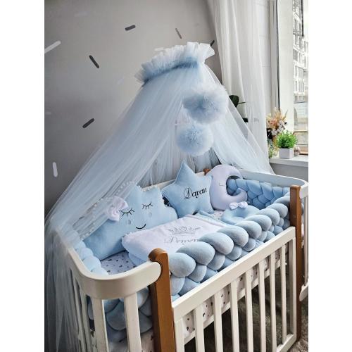 ONLY bed canopy (no pillows!), crib canopy, baldachin play room, Boy nursery decor canopy curtains, baby room decor