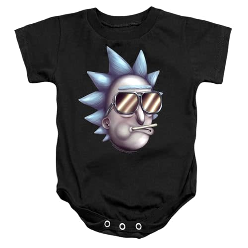 Popfunk Rick and Morty Cool Rick Alternate Reality Unisex Infant Snap Suit for Baby