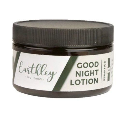Earthley Wellness, Good Night Lotion, Magnesium, Lavender Essential Oil (Sensitive, 8 oz)