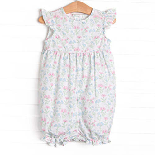 Sweet Pea Seersucker Bubble Romper, Pink – Stitchy Fish