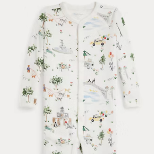 Ralph Lauren Baby x Riley Sheehey Cotton Coverall