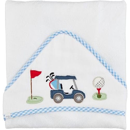 Mud Pie Kids Golf Hooded Towel; 30" X 30"