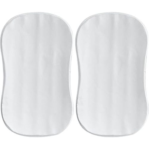 HALO Bassinest Swivel Sleeper Replacement Mattress, White (Pack of 2)