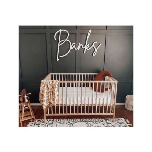 Custom wood name sign for nursery girl, boy, over crib sign, baby name sign, family name sign, custom name sign, baby shower gift. new baby