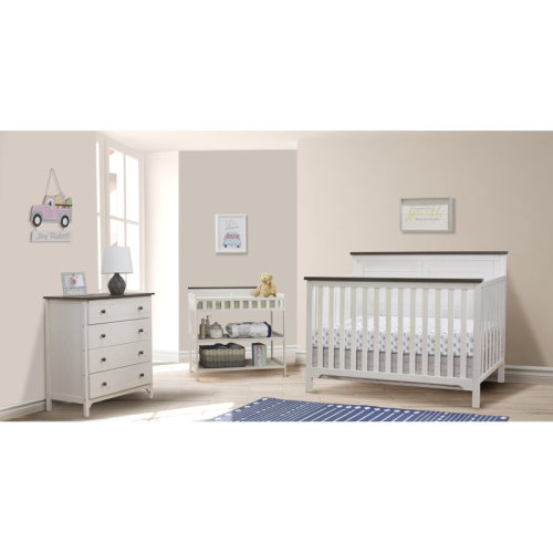 Sorelle Farmhouse Convertible Standard 3 - Piece Nursery Furniture Set & Reviews | Wayfair