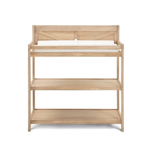 Barnside Changing Table In Beached Oak by Suite Baby | 1StopBedrooms