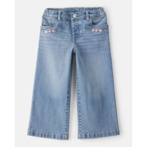 Toddler Girl Denim Wide-Leg Jeans - Blue - OshKosh B'gosh | Carter's
