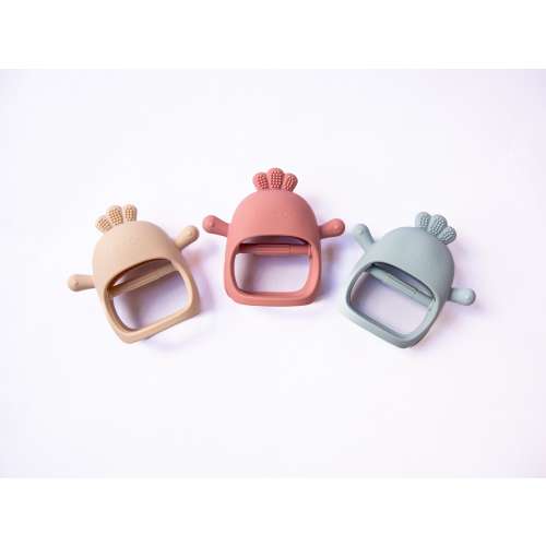 Silicone Baby Teething Toy for 0-12 month Infants, Infant Chew Toy, Infant Sensory Needs, Hand Pacifier for Breast Feeding Babies, Sucking