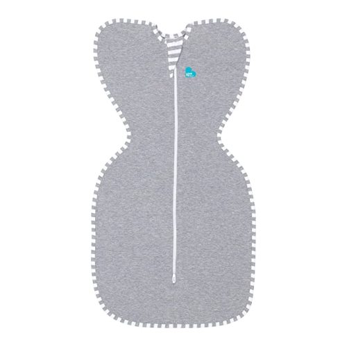 Love To Dream Swaddle UP, Gray, Medium, 13-19 lbs., Dramatically Better Sleep, Allow Baby to Sleep in Their Preferred arms up Position for self-Soothing, snug fit Calms Startle Reflex