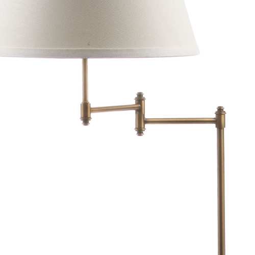 SAFAVIEH Lighting 60-inch Ingram Swivel Gold Floor Lamp - 16"x16"x54.5-68.5"