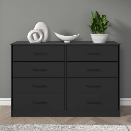 Mainstays Ardent 8 Drawer Dresser, Black