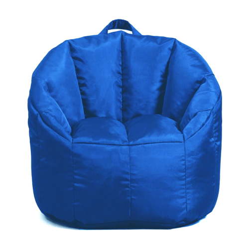 Big Joe Milano Child-Sized Bean Bag Chair, Sapphire Smartmax, Durable Polyester Nylon Blend, 2 feet Small