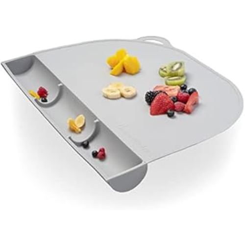 Upward Baby Silicone Placemats for Toddlers - Kids Placemats Wipeable, Silicone Mat for Baby Eating Restaurant, Baby Silicone Mat, Non Slip Silicone Mat, Baby Eating Mat, Baby Restaurant Placemat