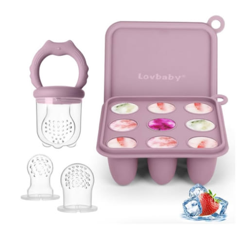 Baby food/Breastmilk Popsicle Molds, Teething Relief