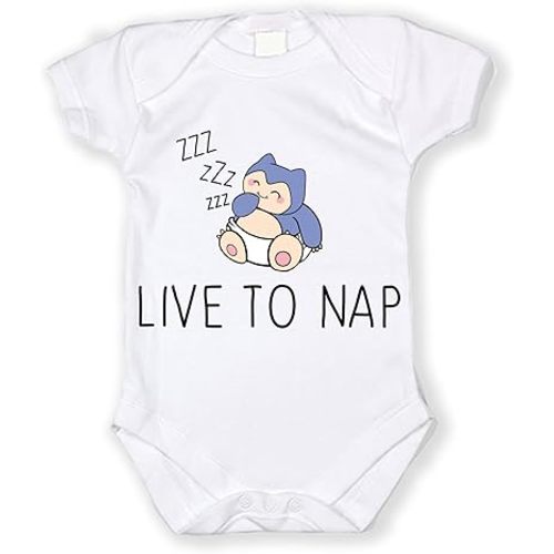 Dittoxpression Live to Nap Unisex Baby Bodysuit