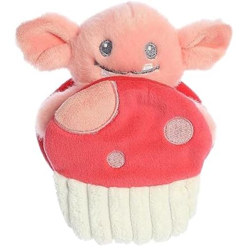 Ebba™ Playful Pocket Peekers™ Gribble Goblin™ Baby Stuffed Animal - Soft & Cuddly Toy - Interactive Playmate & Comforter - Peach 5.5 Inches