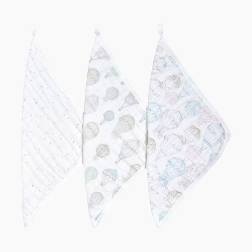 Aden + Anais Organic Washcloth (3 Pack) - Above The Clouds