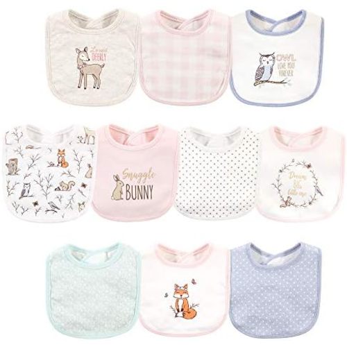 Hudson Baby Unisex BabyCotton Bibs