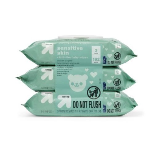 Sensitive Skin Baby Wipes with Moisturizing Lotion - up&up™ (Select Count)