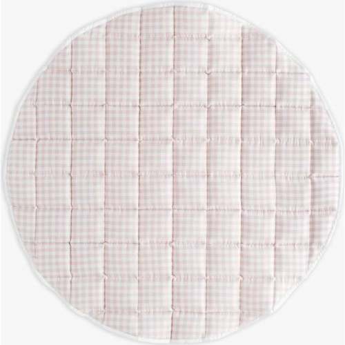 Picnic Gingham Play Mat, Pink - Gooselings Blankets & Quilts | Maisonette