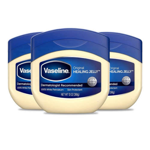 Vaseline Petroleum Jelly Original 3 Count Provides Dry Skin Relief And Protects Minor Cuts Dermatologist Recommended And Locks In Moisture 13oz