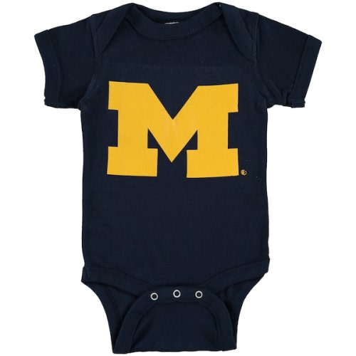 Michigan Wolverines Infant Big Logo Bodysuit - Navy