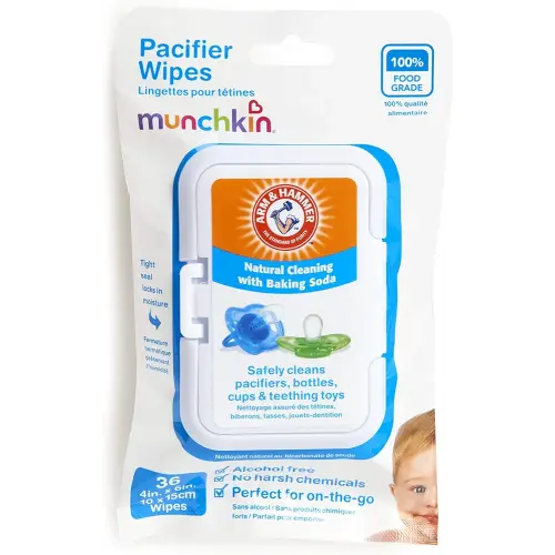 Munchkin 45052 Arm and Hammer Pacifier Wipes, 36-Pack (White)