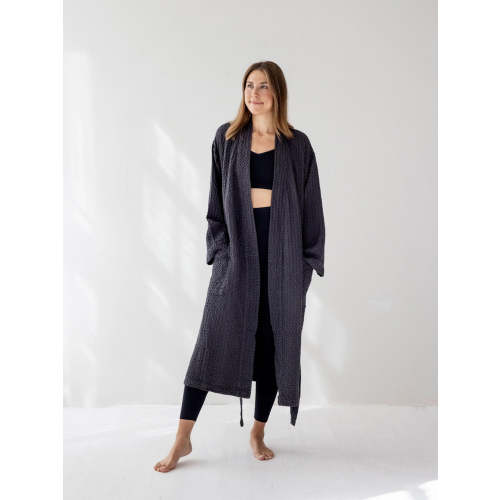 Organic Cotton Robe - beige
