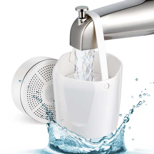 ROSYNEY Bath Filter for Tub, 10-Stage 2700Gal Water Filter Reduces Contaminants, for Healthier Skin and Hair, BPA-Free, Purifies Bathwater,White