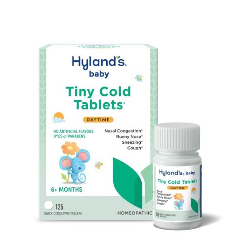 Hyland's Baby Tiny Cold Relief, Quick-Dissolve Tablets - 125ct: Paraben-Free, Dye-Free