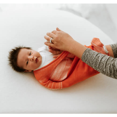 Orange Swaddle Sleep Sack - Small ( 6-12 pounds)