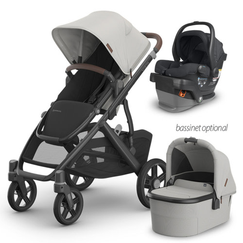 UPPAbaby Vista V3 Stroller + Aria / Mesa V3 / Mesa V2 Car Seat Travel System