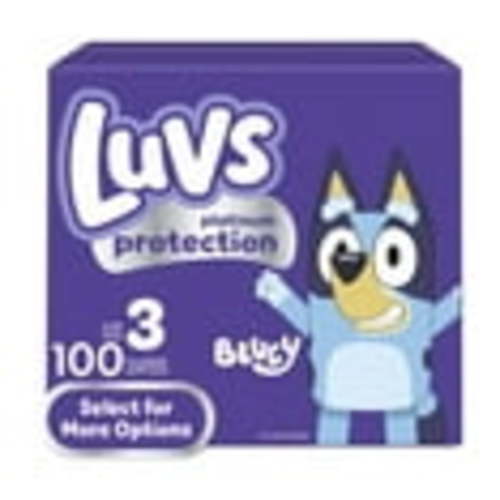 Luvs Platinum Protection Baby Diapers, Size 3, 100 Count (Select for More Options)
