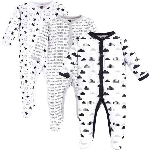 Hudson Baby Cotton Union Suit, 2 Pack Pants