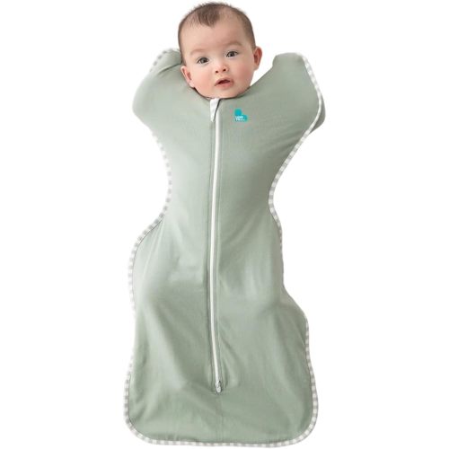 Love to Dream Swaddle, Self-Soothing Swaddles for Newborns & Babies, Sleep Sack, Swaddle Up, Baby Essentials, Baby Registry (Olive, Small (8-13lbs.))