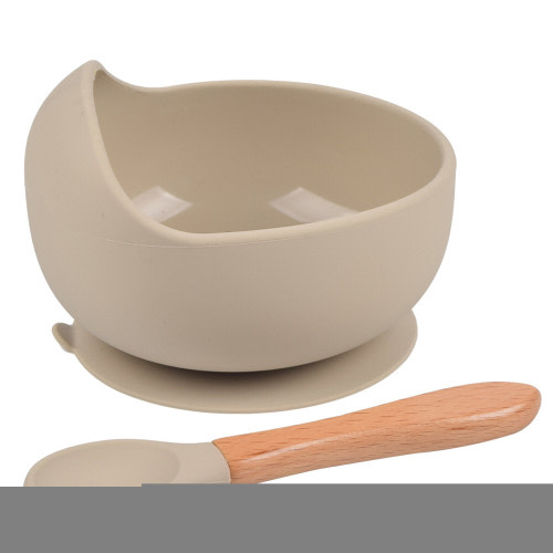 Silicone Baby Bowls with Spoon, Baby Feeding Set Suction Bowls for Kids Toddlers - BPA Free - Baby Dishes Utensils